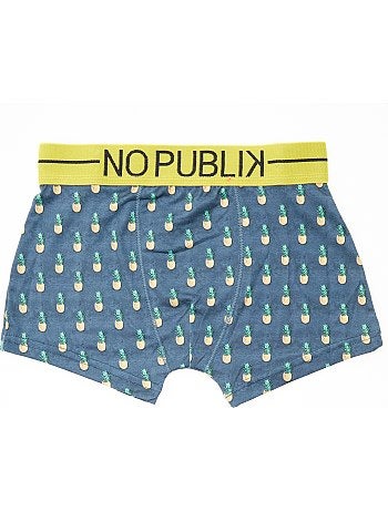 Boxers com estampado ananás 'No Publik' - Kiabi