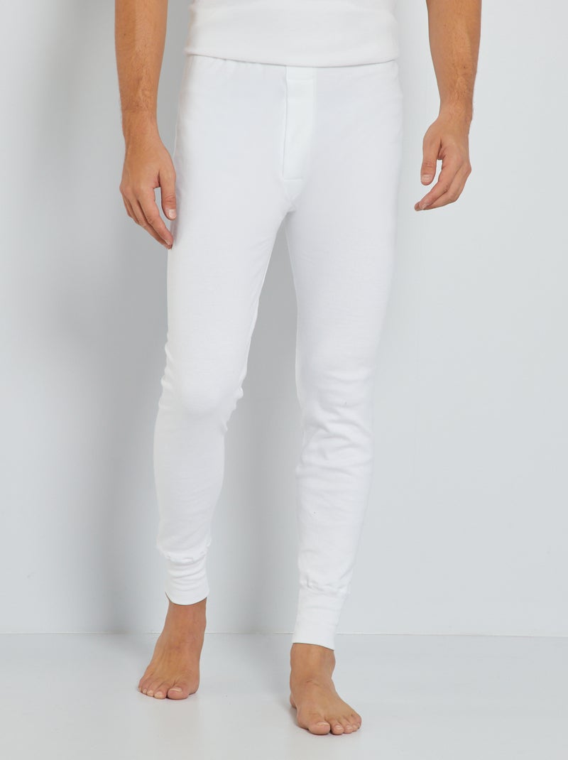 Boxers compridos termorregulantes 'Hekla par Lemahieu' Branco - Kiabi