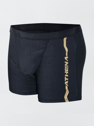 Boxers de banho com efeito favo de mel 'Atena'