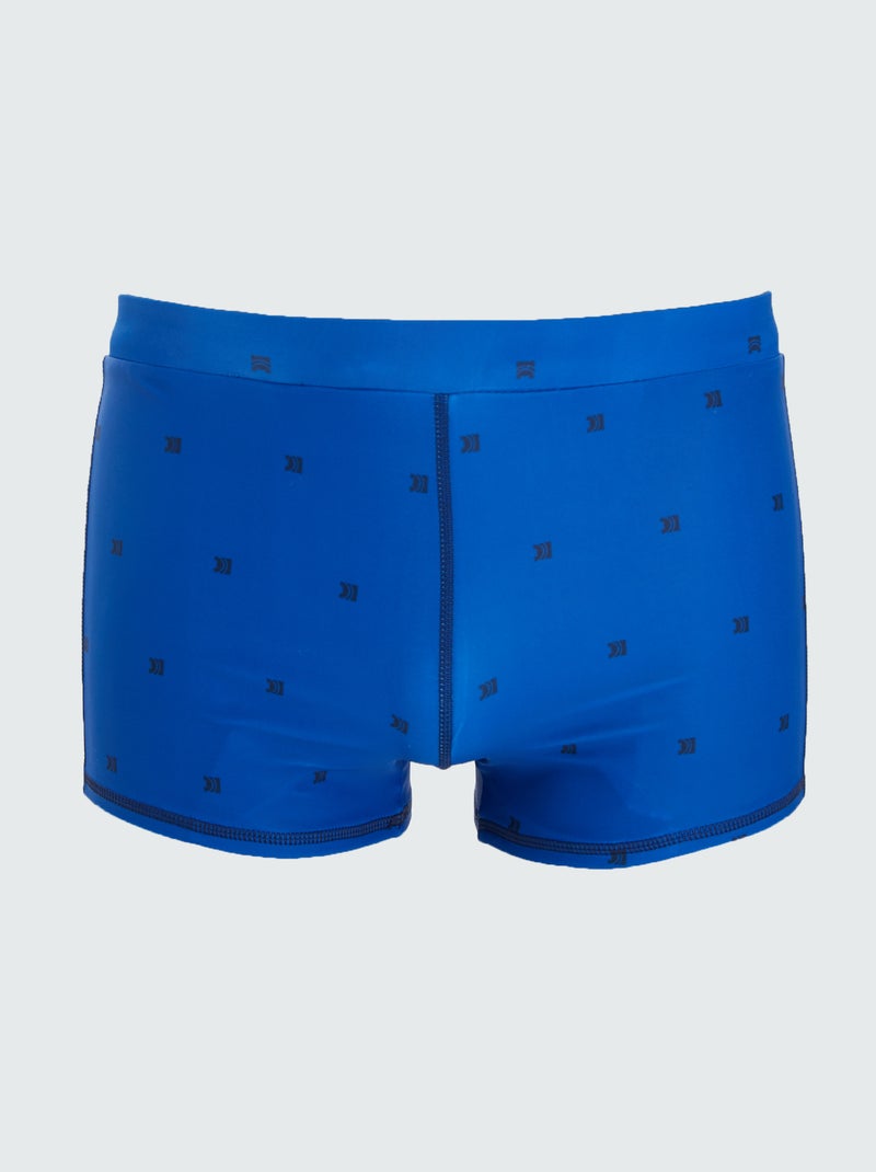Boxers de banho com estampado Azul - Kiabi
