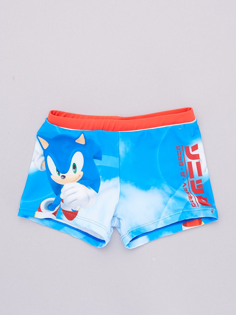 Boxers de banho elásticos 'Sonic' 'Sega' - Vermelho - Kiabi - 9.00€