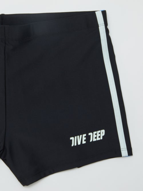 Boxers de banho em microfibra - Kiabi