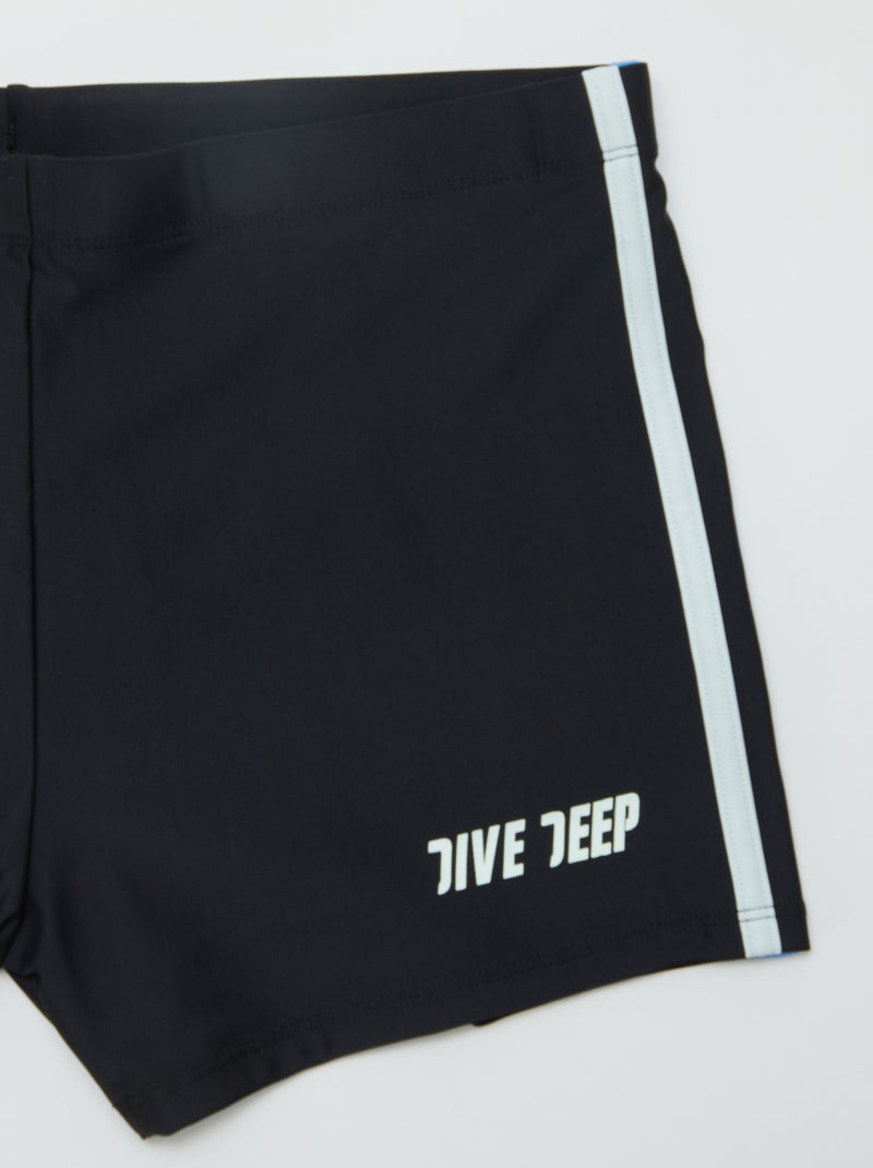 Boxers de banho em microfibra AZUL - Kiabi