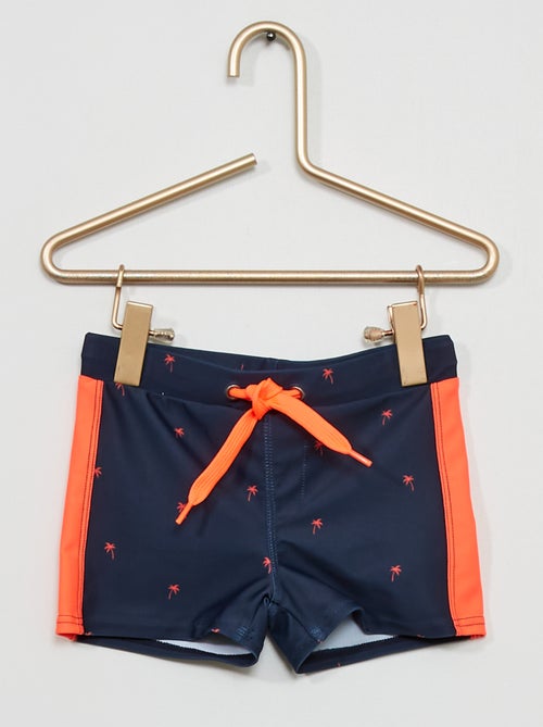 Boxers de banho estampados 'palmeiras' - Kiabi