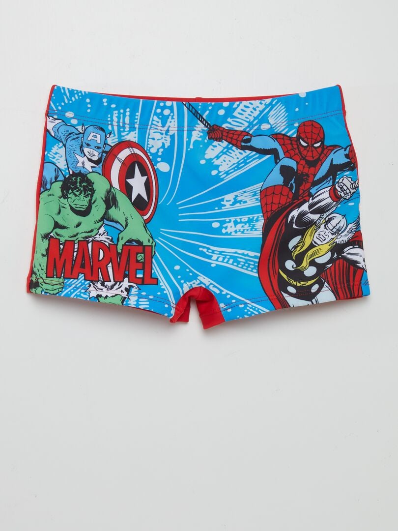 Calção Banho Boxer Spiderman Marvel Wall