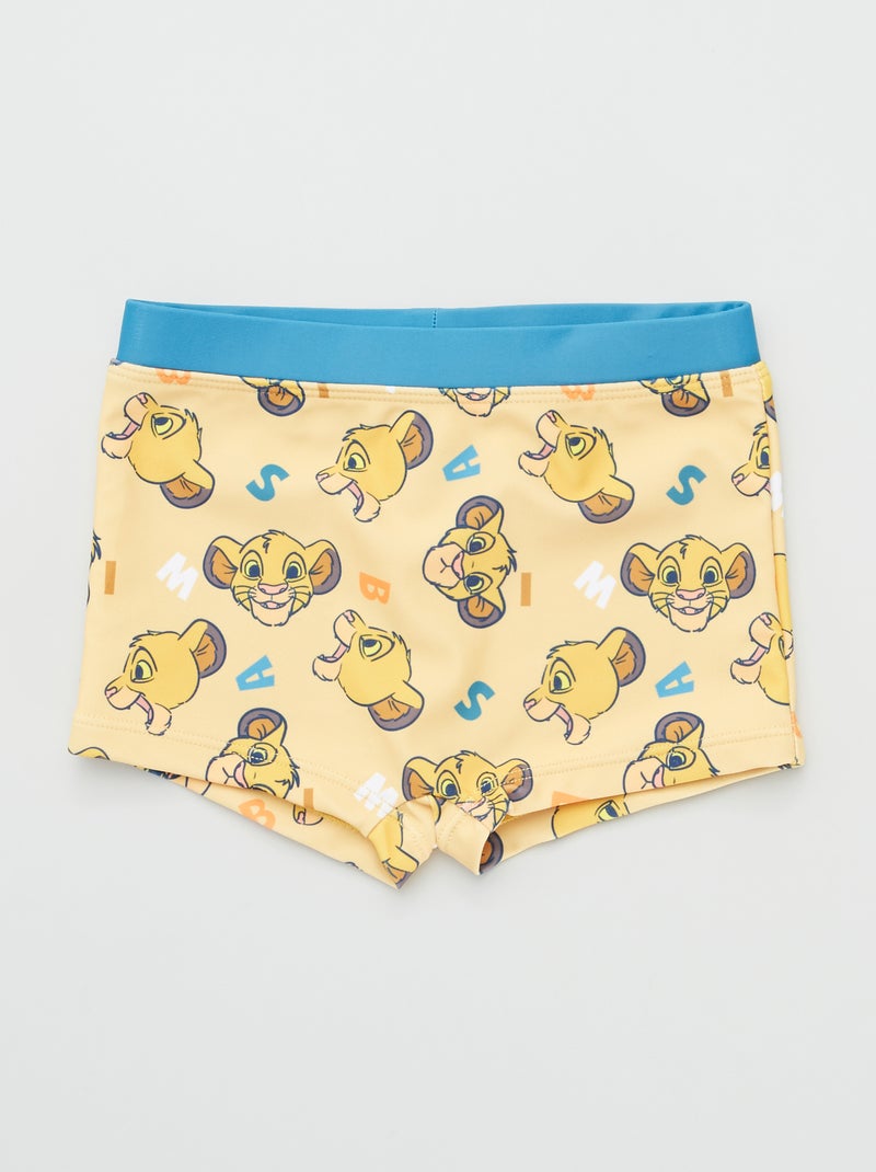 Boxers de banho 'O Rei Leão' Amarelo - Kiabi