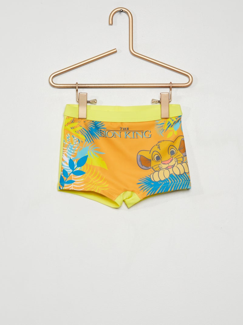 Boxers de banho 'O Rei Leão' Amarelo - Kiabi
