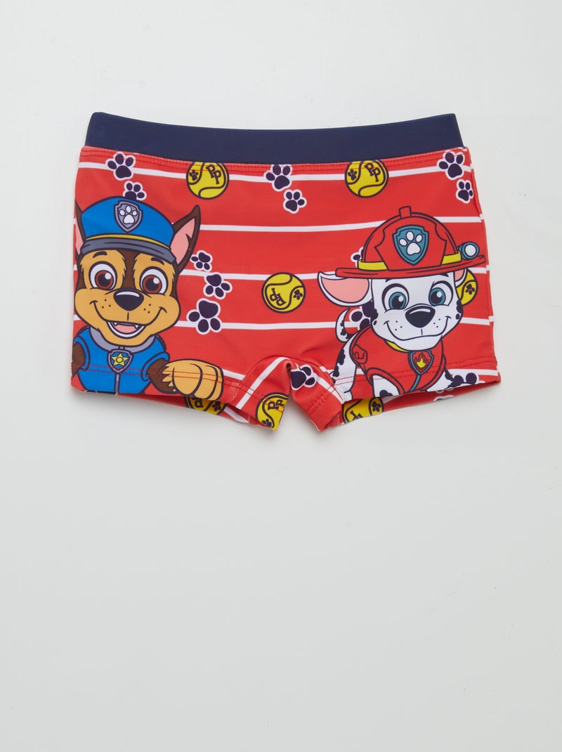 Boxers de banho 'Patrulha Pata' VERMELHO - Kiabi