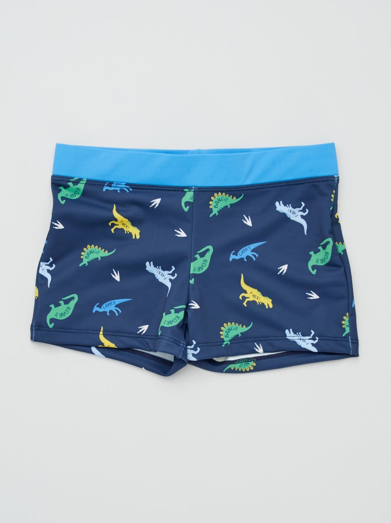 Boxers de banho 'T-rex' AZUL - Kiabi