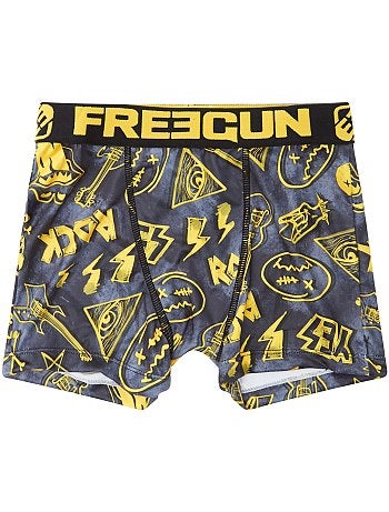Boxers 'Freegun' com estampado 'Logo Rock' - Kiabi