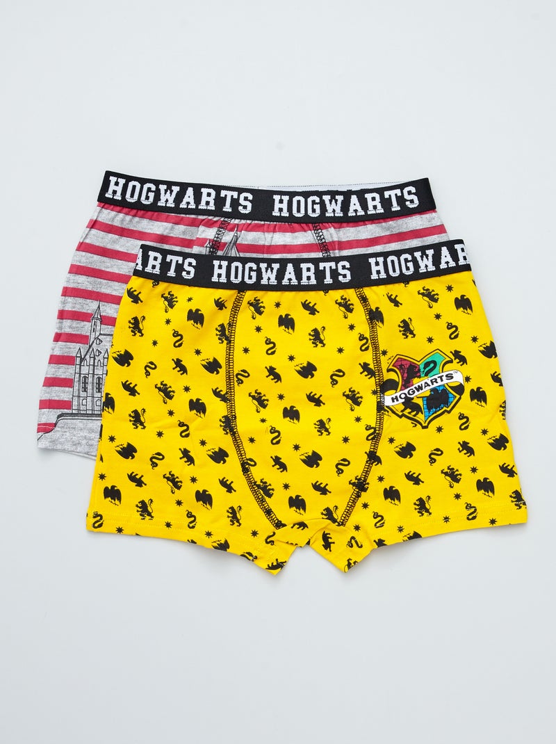 Boxers 'Harry Potter' com estampado - Lote de 2 AMARELO - Kiabi