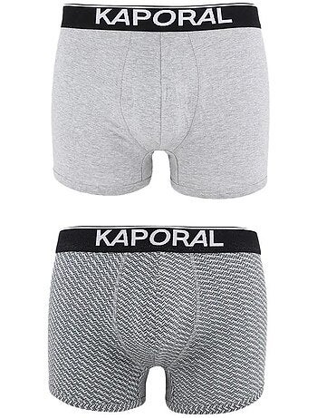 Boxers homem cinzentos kaporal togoe (pack de 2)