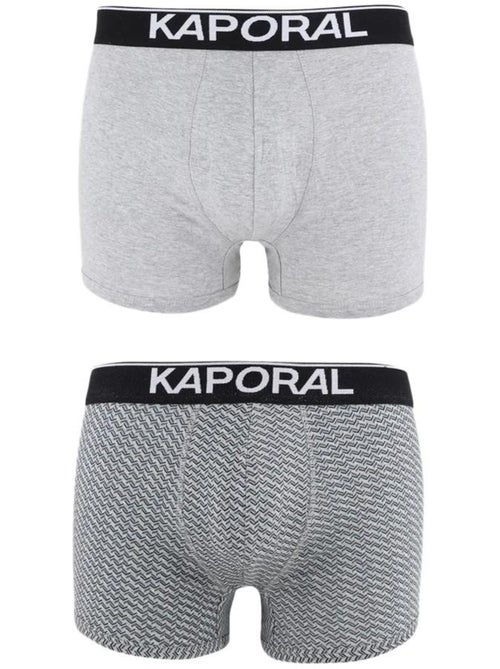 Boxers homem cinzentos kaporal togoe (pack de 2) - Kiabi Boxers homem cinzentos kaporal togoe (pack de 2) - Kiabi