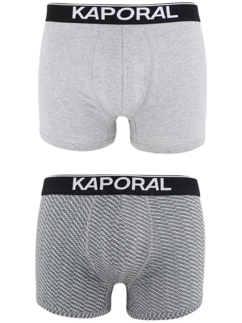 Boxers homem cinzentos kaporal togoe (pack de 2) Cinza-prateado - Kiabi