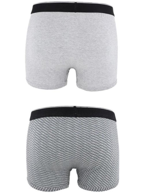Boxers homem cinzentos kaporal togoe (pack de 2) - Kiabi Boxers homem cinzentos kaporal togoe (pack de 2) - Kiabi