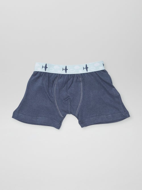 Boxers lisos - lote de 3 - Kiabi