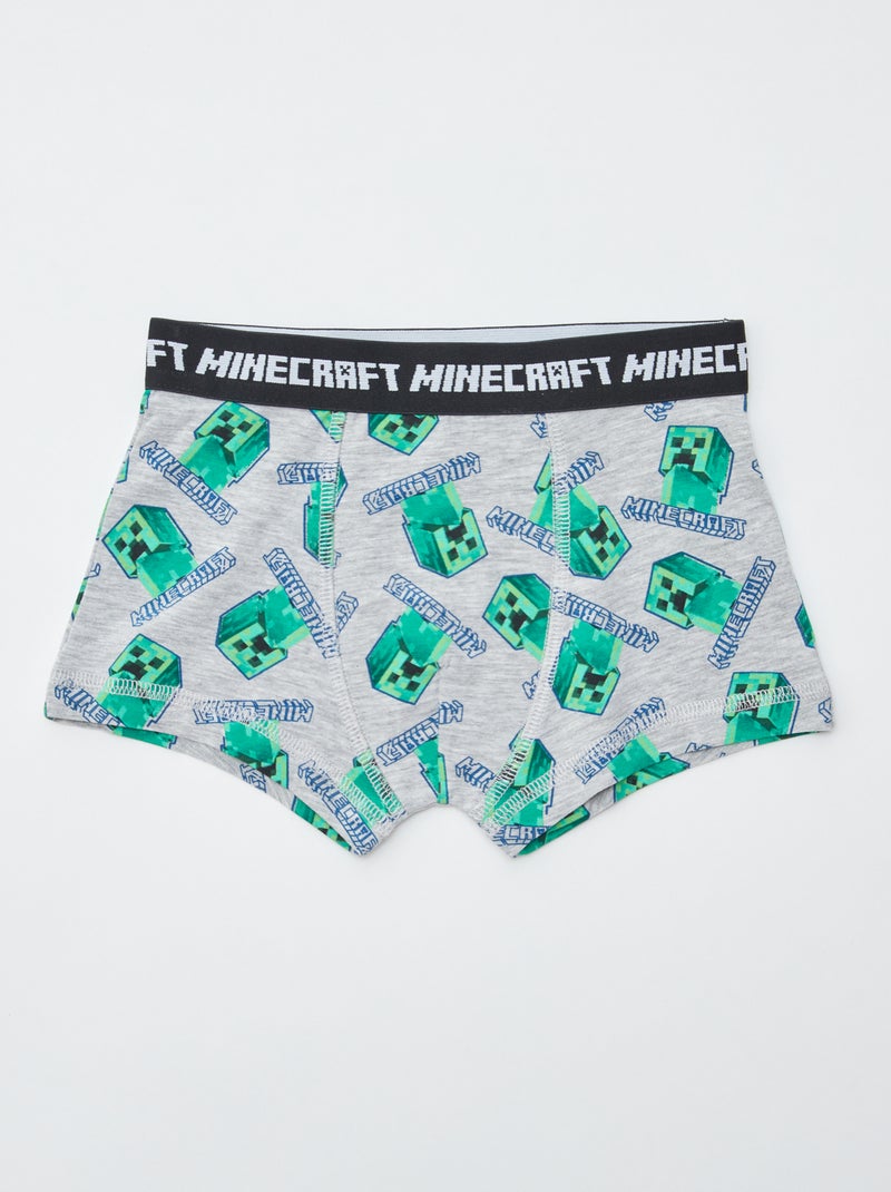 Boxers 'Minecraft - lote de 2 CINZA - Kiabi