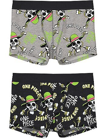 Boxers Name it Jeff para Rapaz - Preto/Cinzento