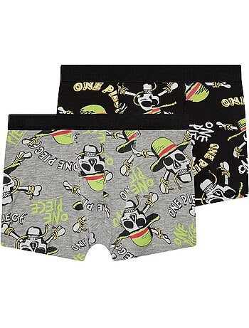 Boxers Name it Jeff para Rapaz - Preto/Cinzento