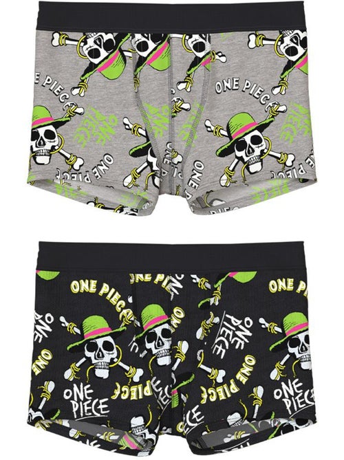 Boxers Name it Jeff para Rapaz - Preto/Cinzento - Kiabi Boxers Name it Jeff para Rapaz - Preto/Cinzento - Kiabi