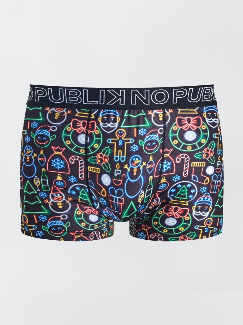 Boxers 'No Publik' com estampado Natal BEGE - Kiabi