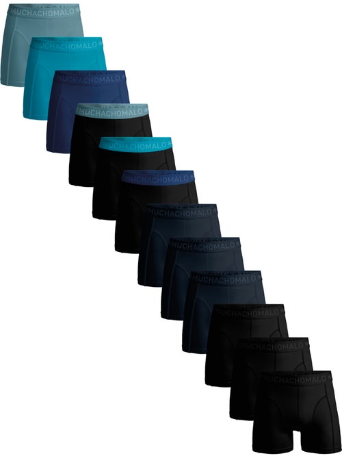 Boxers pack de 12 em algodão premium Muchachomalo conforto respirável e ajuste perfeito - Kiabi