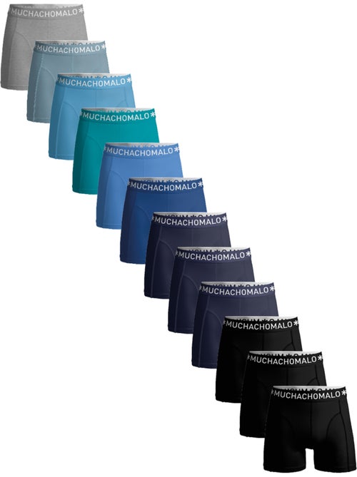 Boxers pack de 12 em algodão premium Muchachomalo conforto respirável e ajuste perfeito - Kiabi