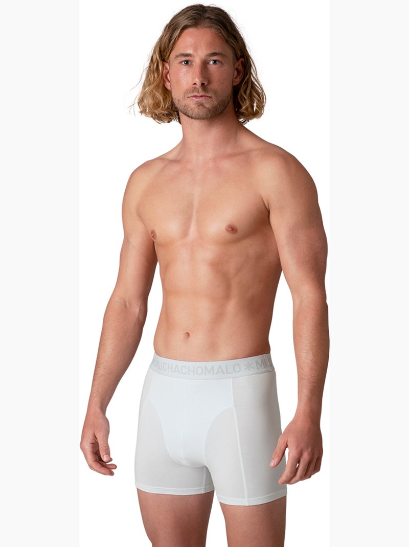 Boxers pack de 12 em algodão premium Muchachomalo conforto respirável e ajuste perfeito Preto Verde Azul - Kiabi