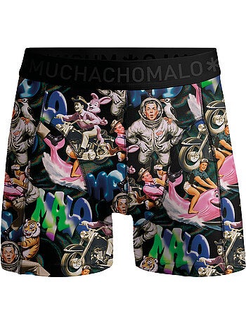 Boxers pack de 12 em algodão premium Muchachomalo conforto respirável e ajuste perfeito