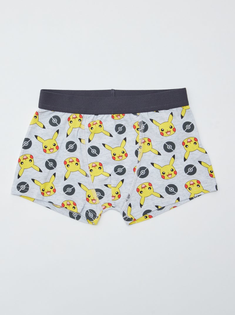Boxers 'Pokémon' - lote de 2 CINZA - Kiabi