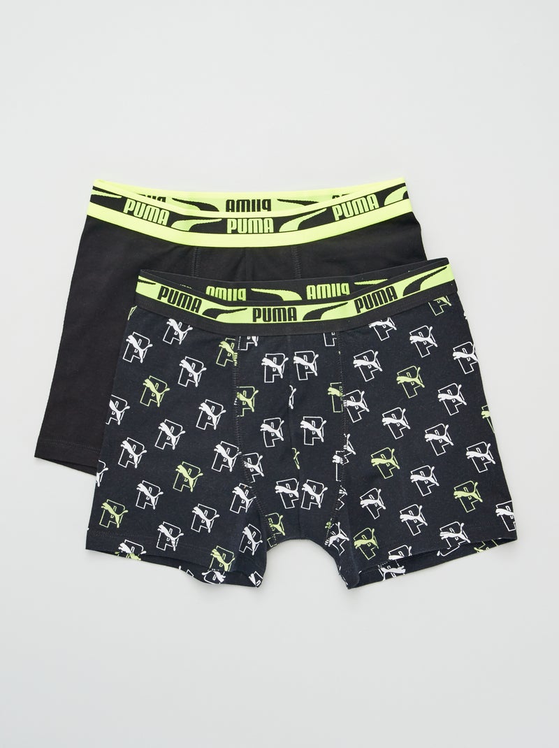 Boxers 'Puma'  - Lote de 2 PRETO - Kiabi
