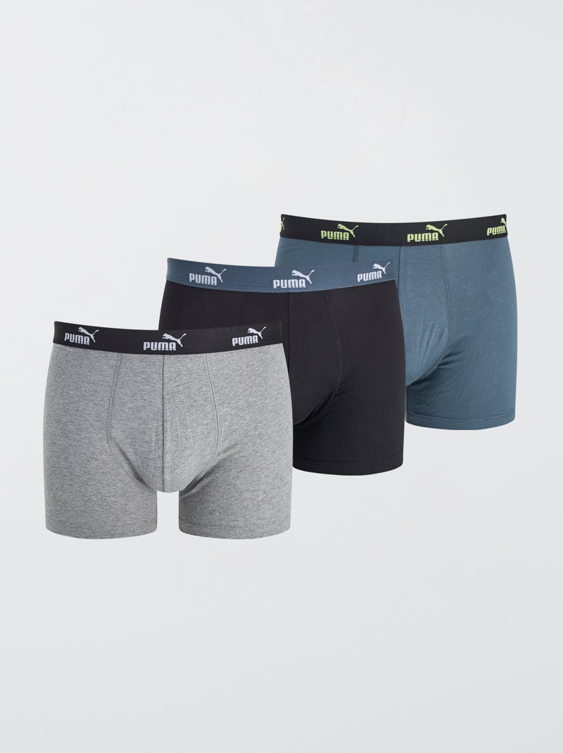 Boxers 'Puma'  - Lote de 3 boxers CINZA - Kiabi
