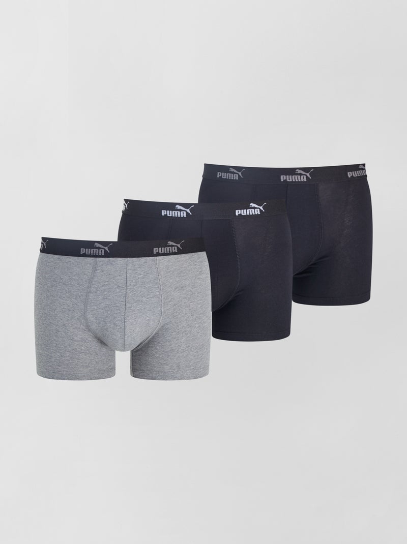 Boxers 'Puma'  - Lote de 3 boxers PRETO - Kiabi