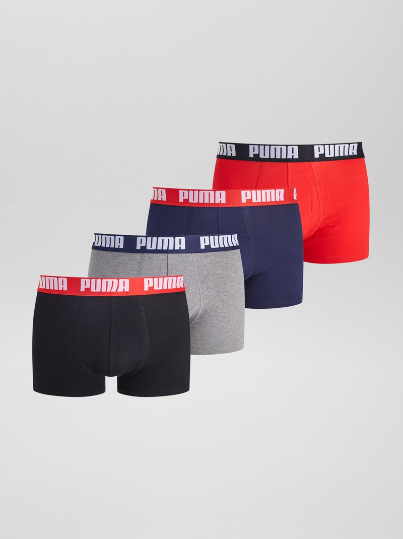 Boxers 'Puma'  - Lote de 4 ROXO - Kiabi