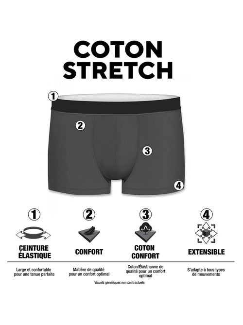Boxers X5 Airness Pretos para Homem 322 - Kiabi Boxers X5 Airness Pretos para Homem 322 - Kiabi