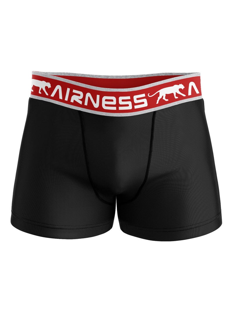 Boxers X5 Airness Pretos para Homem 322 Preto - Kiabi