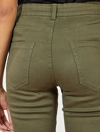 Braguilha skinny com botões - Kiabi