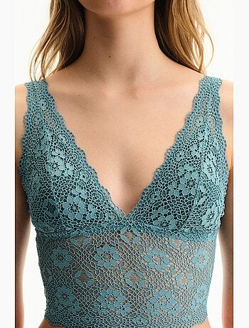 Bralette de renda feminina penti