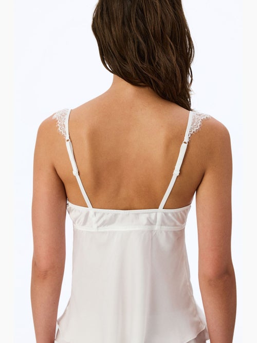 Bralette floral com aro efeito gasto penti - Kiabi