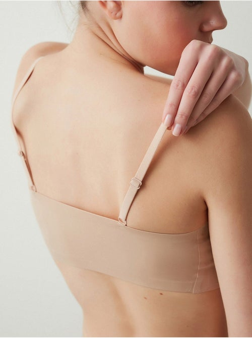 Bralette invisível sem marcas, sem costuras e sem aro penti - Kiabi Bralette invisível sem marcas, sem costuras e sem aro penti - Kiabi