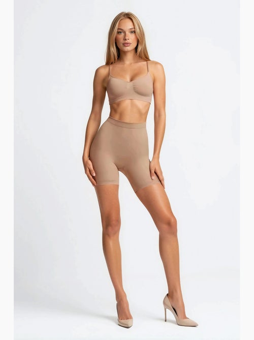 Bralette modeladora premium sem costuras com alças ajustáveis hiccup - Kiabi Bralette modeladora premium sem costuras com alças ajustáveis hiccup - Kiabi