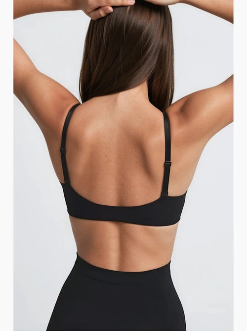 Bralette modeladora premium sem costuras com alças ajustáveis hiccup - Kiabi Bralette modeladora premium sem costuras com alças ajustáveis hiccup - Kiabi