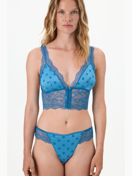 Bralette treso às bolinhas penti - Kiabi
