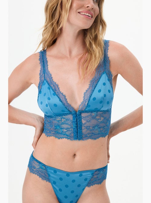 Bralette treso às bolinhas penti - Kiabi