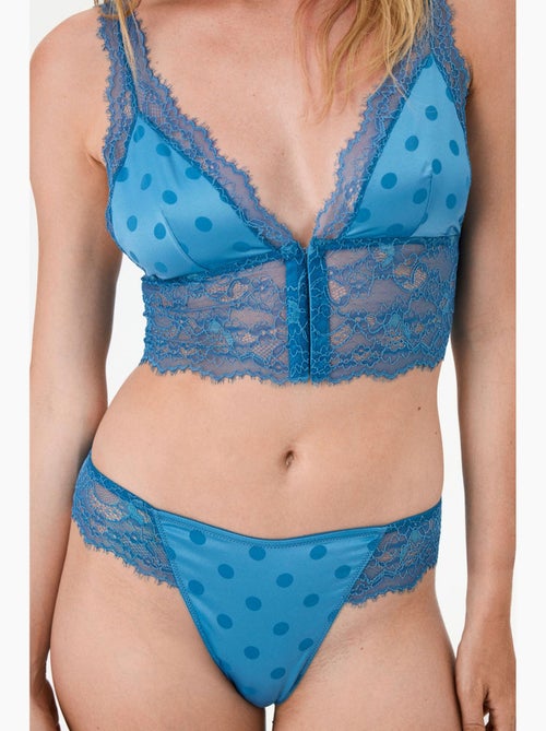 Bralette treso às bolinhas penti - Kiabi