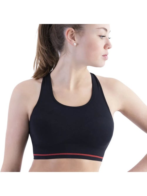 Brassière running com suporte moderado - Kiabi Brassière running com suporte moderado - Kiabi