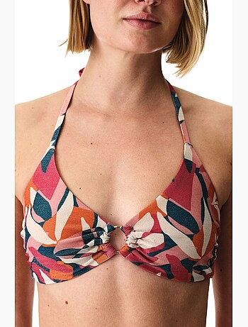 Brayana hot top de biquíni brilhante penti