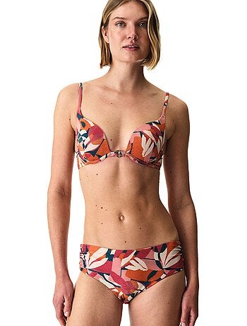 Brayana top de biquíni push up com lantejoulas penti
