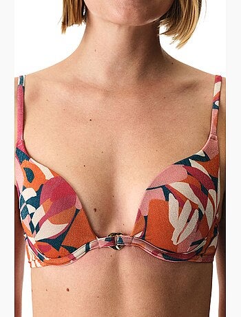 Brayana top de biquíni push up com lantejoulas penti