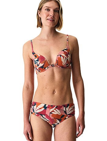 Brayana top de biquíni push up com lantejoulas penti